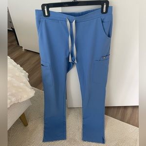 FIGS Ceil Blue XS Yola Skinny Scrub Pant